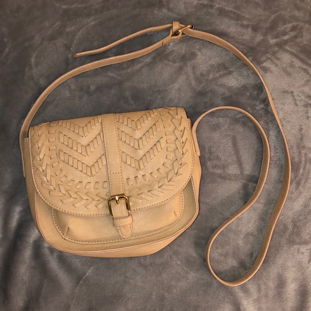 Tan Western Crossbody Bag